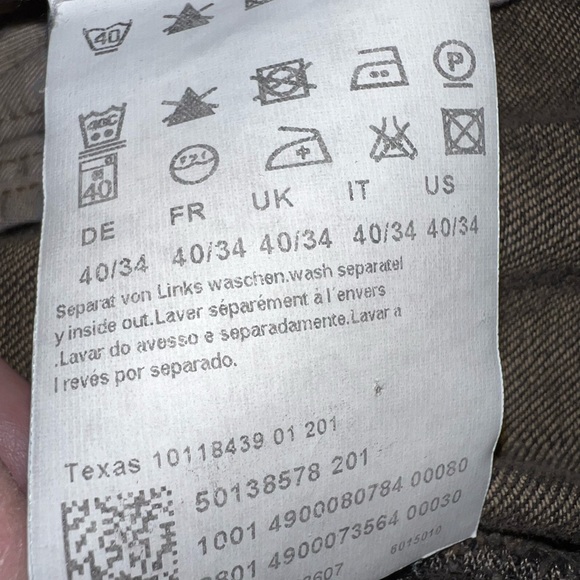 Boss Hugo Boss SLIM-FIT JEANS IN WASHED BLACK COMFORT-STRETCH DENIM - Picture 5 of 7